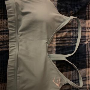 Light blue gymshark sports bra
